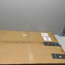 BEAUTME 30 x 22 Inch Bathroom Mirror, Matte Black Wall Mirror with Metal Shelf, Decorative Rectangular Vanity Mirror for Bedroom/Bathroom/Living Room/Entryway (Horizontal/Vertical)