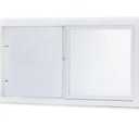 TAFCO WINDOWS Vinyl Slider Window, 32 In. X 18 In. White With Dual Pane Insulated Glass