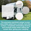 11195 RV Screen Door Slider Panel - Transparent Square Acrylic 12x12 Inch, 1/16" Thick,Suitable for RV, Camper, Motor Home, Trailer, Cargo Trailer