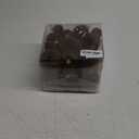 36pcs Velvet Ornaments for Christmas Trees, Flocked Christmas Balls Sets Assortment for Xmas Tree Holiday Decor (Brown)