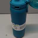 Ello Cooper 22oz Stainless Steel Water Bottle with Straw and Carry Handle, Double Walled and Vacuum Insulated Metal, Leak Proof Locking Lid with Soft Silicone Spout, Reusable, BPA Free, Antigua