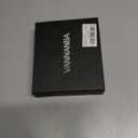 VANNANBA Wallet for Men Bifold Credit Card Holder,RFID Blocking Front Pocket Wallets for Men Teen Boys with Gift Box(Black)