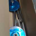 SereneLife Portable Spinning Fitness Pole  Adjustable Height 82108" & 23.8 lb Steel Pole for Home Gym, Dance, Club & Bar  Chrome Finish, Easy to Install & Remove, Supports Up to 1,102 lb