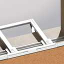 Jeacent Universal Window Air Conditioner Support Bracket No Drilling ,No Tools, Heavy-Duty Window AC Bracket Supports Up to 200lbs, Fits Single or Double Hung Windows,1, Up to 200 lbs - Easier Installed, No Drill 