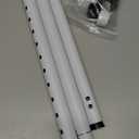 Sliding Glass Door Security Bar, Patio Door Barricade Security Bar, Apartment BarSliding Door Security Bar, Door Jammer, White, 1 Pack