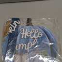 Soaoo Thanksgiving Decoration Wooden Fall Hello Pumpkin Sign Autumn Pumpkin Table Decor 11 Inch Wooden Autumn Desktop Ornament for Thanksgiving Harvest Day Farmhouse Home Living Room Decor(Blue)