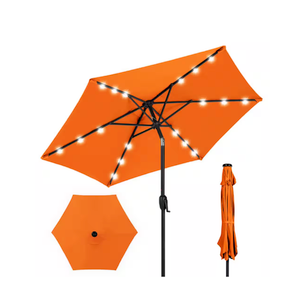 Blissun 7.5 ft Solar Umbrella, 18 LED Lighted Patio Umbrella, Table Market Umbrella Blissun 7.5 ft Solar Umbrella, 18 LED Lighted Patio Umbrella, Table Market Umbrella