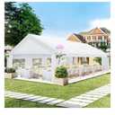 COBIZI 13X16 Party Tent Heavy Duty, Tents for Parties with 6 Removable Sidewalls & 4 Built-in Sandbag, Event Wedding Tent, UV 50+, Waterproof, White