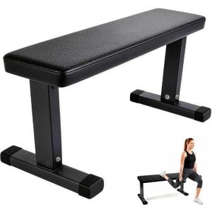 HULKFIT Adjustable Folding Weight Bench, Heavy Duty Workout Bench with Multiple Backrest Positions, Stable Incline Decline Flat Exercise Bench for Full Body Strength Training at Home Gym