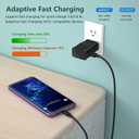 6-Pack USB Charger Fast Charging Block, Android Phone Rapid USB Wall Charger Compatible with Samsung Galaxy S21/S20/S10/S10e/S10 Plus/S9/S9 Plus/S8/S8 Plus/S7/S6/Note 10/Note 9/Note 8,LG,HTC iPhone