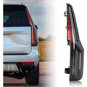 Huray Right LED Tail Light Fit for Cadillac Escalade ESV 2021-2024 RH Taillight Rear Brake Lamp Assembly OE Style Accessory Replacement for 87866703 84989488 (Passenger Side)