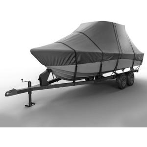 Seal Skin Covers T-Top Boat Cover, Waterproof & Heavy-Duty Cover for Center Console Boats, Fits 26' L & 108" W, UV & Fade Resistant, Secure Fit with Straps for All-Weather Protection