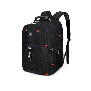 SHRRADOO Extra Large 50L Travel Laptop Backpack with USB Charging Port, College Backpack Airline Approved Business Work Bag Fits 17 Inch Computer for Men Women