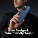 for iPhone 16 Pro Case with HD Screen Protect, [Compatible with MagSafe] [15FT Military Drop Protection] [Camera Protection] Magnetic Case for iPhone 16 Pro, Dark Blue