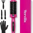 Terviiix 1.77" Ionic Thermal Brush, Heated Round Brush with Dual MCH Tech, 9 Temp Adjustments, 30S Fast Heating, Easily Create 90's Voluminous & Smooth Style, Non-Blowing, Dual Voltage