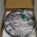 Wall Clock Battery Operated,Silent Non Ticking Modern Rustic Metal Small Clocks for Living Room/Bedroom/Office/Kitchen/Farmhouse Home Decor-10IN(Arabic Number-Black)