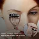 2 x Eyelash Curler Refills Compatible with shu uemura,Eyelash Curler Pads 24PCS,Silicone Lash Curler Refill Pads Compatible with shu uemura (Black)