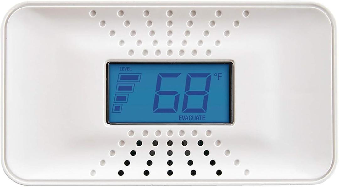 First Alert CO710 Carbon Monoxide Detector with 10-Year Battery and Digital Temperature Display , White
