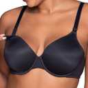 Vanity Fair Womens Maternity Nursing Bras for Breastfeeding: Front Clip Underwire Bra Stretch Cups, (40D, Black)