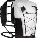 AONIJIE 22L Hiking Backpack, Multifunctional Lightweight Outdoor Sport Travel Daypack for Camping, Climbing, Touring (Black White)