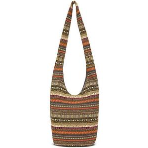 Women Shoulder Handbags Fashion canvas Hippie Crossbody Bags Bohemian Animal Prints Hobo Bags