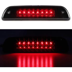 3rd Third Brake Light for 1995-2023 Toyota Tacoma LED Center High Mount Stop Light, 2016-2023 Fit for Extended Cab Pickup Only (Black Housing Smoked Lens)