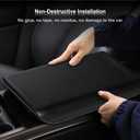 Center Console Armrest Cover Compatible with Tesla Model S/X 2022-2026, Non-Slip TPE Armrest Cover for Tesla Model S/X Plaid/Long Range, Arm Rest Protector Model S/X Interior Accessories (Black)