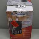 Comfort Zone Electric Portable Milkhouse Style Utility Space Heater with Adjustable Thermostat, Overheat Protection, and Safety Tip-Over Switch, Ideal for Garage or Greenhouse, 1,500W, CZ798BK