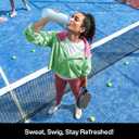 POWCAN 40 oz Insulated Water Bottle with 2-in-1 Straw and Spout Lid, Keep Cold 24H, Leak-Proof, BPA-Free, Double Wall Stainless Steel Water Bottle for Sports, Gym, Travel, and School (Dark Knight)