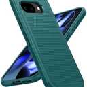 FNTCASE for Google Pixel 9A Case: Dual Layer Protective Heavy Duty Cell Phone Cover Shockproof Rugged with Non Slip Textured Back - Military Protection Bumper Tough - 2025, 6.3 inch (Green)