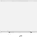 Amazon Basics Magnetic Dry Erase Whiteboard, 24" x 18", Aluminum Frame, Silver/White, Presentation Board for Writing Notes