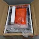 Yusong Bookshelf 5-Tier, Geometric Bookcase S Shaped Book Shelves for Bedroom, Modern Wood Decorative Display Shelf Book Case for Home Office, White and Black