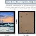 LUCKYLIFE 16.5x23.4 Frame in Black, Gallery Frame for Wall Mounting, 2 Pack