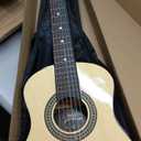 Pyle 30-Inch Beginner Acoustic Guitar Kit, 6-String Classical Style Travel Guitar for Kids & Adults - Includes Shoulder Strap, Strings, Picks, Tuning Pitch Pipe & Storage Gig Bag - Handcrafted Wood