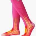 Rabbitroom Heated Socks Women Electric Battery Socks Thermal Insulated Socks for Arthritis, Winter Thick Warm Cotton Sox Heating Foot Warmer, Unisex & USA 6-13 Size