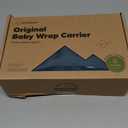 KeaBabies Baby Wrap Carrier - All in 1 Original Baby Carrier Newborn to Toddler Sling, Easy to Wear, Hands Free Bonding, Lightweight, Breathable Infant Wraps (Peacock Blue) (One Size (Pack of 1))