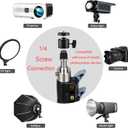 Photography Light Stand 110 inches/2.8 Meters Adjustable， 20KG light tripod, It features a gimbal and is suitable for fill lights, soft boxes, cameras, live video recording