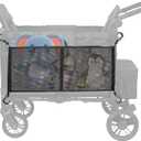 Stroller Wagon Cargo Net Organizer,Baby Stroller Storage Bag Mesh Cargo Net,Stroller Wagon Accessories Compatible with Wonderfold All W-Series Models, Black, 2406GJB0694BLAJ01