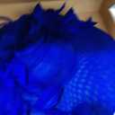 dressfan Fascinator Hats for Women,Linen Vintage Feather Headwear for Derby/Church/Wedding/Cocktail/Tea Party (Blue)