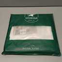 OTOSTAR Linen Throw Pillow Covers Set of 2 Decorative Square Pillowcases Cushion Covers 20x20 Inch for Home Decor Sofa Bedroom Car 50 x 50 CM Pure White