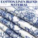 Mindsoft 12 Pack Blue Floral Cloth Napkins 18x18 Inch Reusable Linen Cotton Dinner Napkins Vintage Blue and White Table Napkin Cloth for Wedding Banquet Bridal Party Supplies