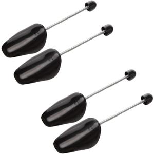 2 Pairs Plastic Shoe Trees for Men (Black)