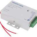 K80 Power Supply Control, AC 110-240V to DC 12V Power Supply for Door Access Control System, Video Doorbell, Electric Strike Lock, Bolt Lock, Magnetic Lock, Power Supply Controller