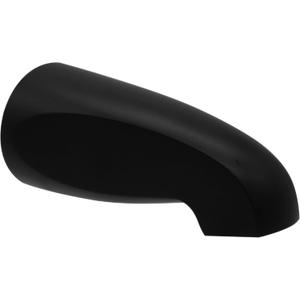Westbrass D310-62 5-1/2" Reach Brass Wall Mount Tub Spout, Matte Black