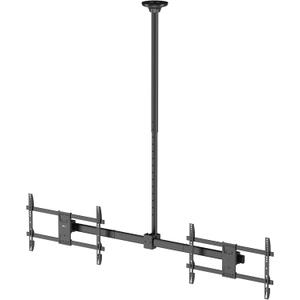 WALI Ceiling TV Mount Dual Screen Side by Side Fits Most Display 34 to 60 Inch TV, Up to 176lbs, 88 lbs for Each Screen, Height Extension up to 65.6 Inch, Mounting Holes 600x400mm (CM3460-2), Black WALI Ceiling TV Mount Dual Screen Side by Side Fits Most Display 34 to 60 Inch TV, Up to 176lbs, 88 lbs for Each Screen, Height Extension up to 65.6 Inch, Mounting Holes 600x400mm (CM3460-2), Black