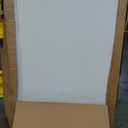 FDW 8FT Folding Table, Portable Fold-in-Half Plastic Picnic Party Table with Carrying Handle (White, 8FT), 8 Ft 94"x29"