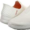 Skechers Womens Women's Hands Free Slip-ins Go Walk 6-Fabulous View (8, Off-white)