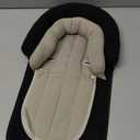 COOLBEBE Upgraded 2-in-1 Baby body Supports for Newborn Infant - Extra Soft Breathable Car Seat Insert Cushion Pad, Perfect for Car seat, Stroller, Swing, Bouncer, Black