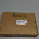 Geosar 24 Pieces Happy New Year Glitter Poinsettia Flowers Layered Artificial Flowers Wedding New Year Tree Ornaments 3/4/6 Inch(Blue)