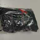 Bird Fiy Lanyard 100 Pack Bulk Badge Lanyards for ID Badges Neck Cruise Name Tag ID Holder (Black)